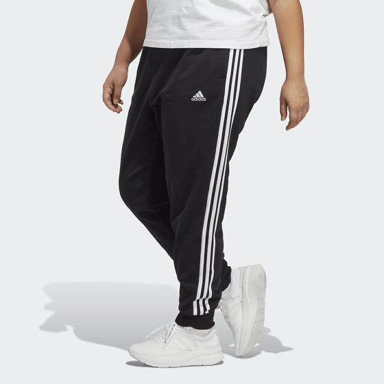 ADIDAS Essentials 3-Stripes French Terry Cuffed Joggers (Plus Size) på  stadium.se