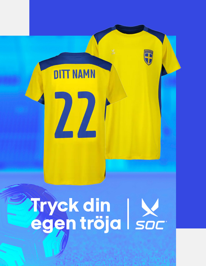 Sverigeshoppen - landslagströja och sverigetröja med namn och  supporterartiklar - Stadium.se
